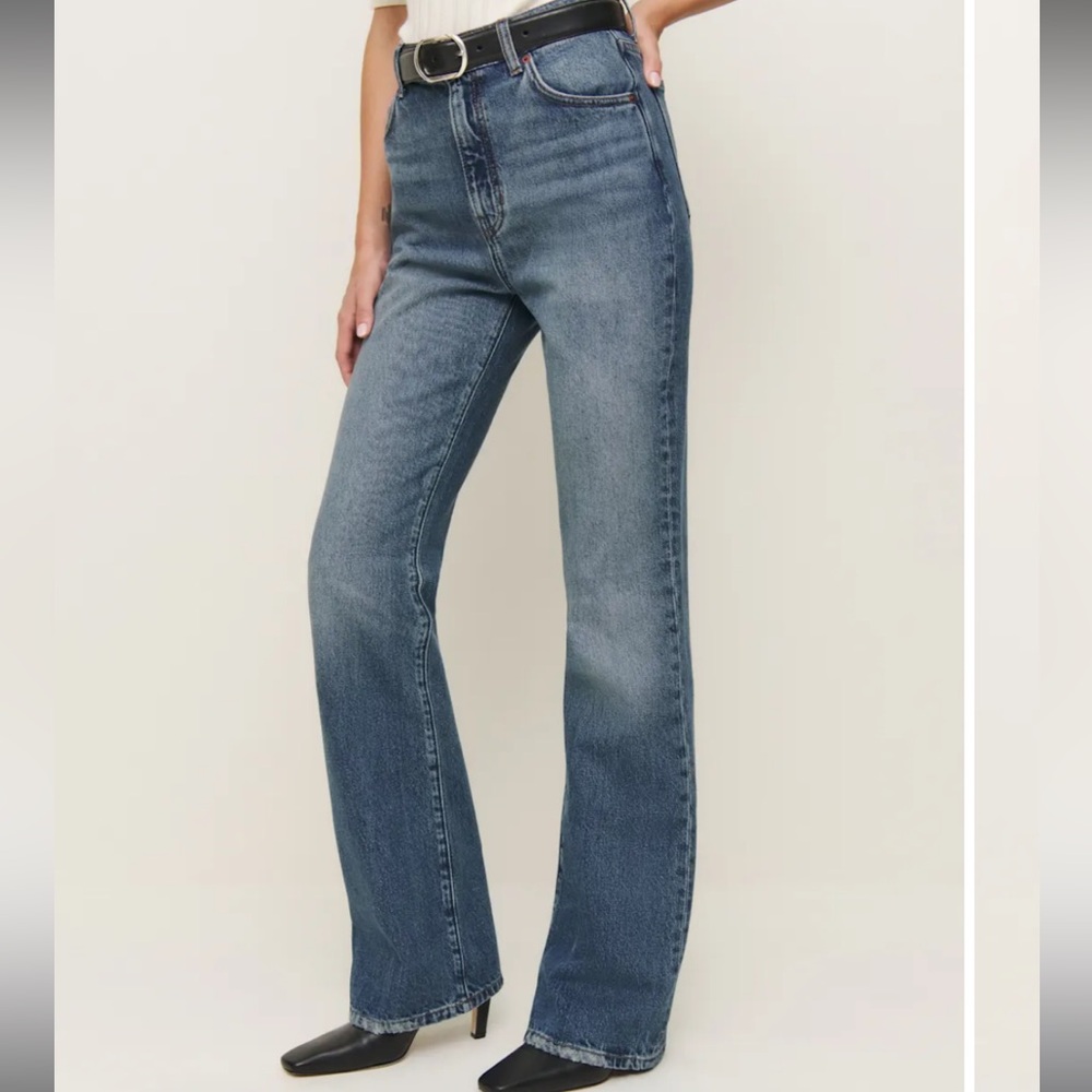 Reformation Mia High Rise Vintage Bootcut Jeans in Canyon NWT